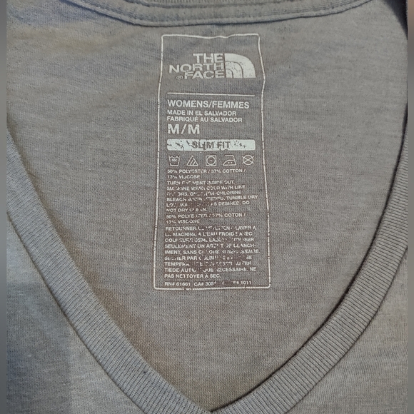 The North Face Women's Gray V-Neck Top - Picture 4 of 5